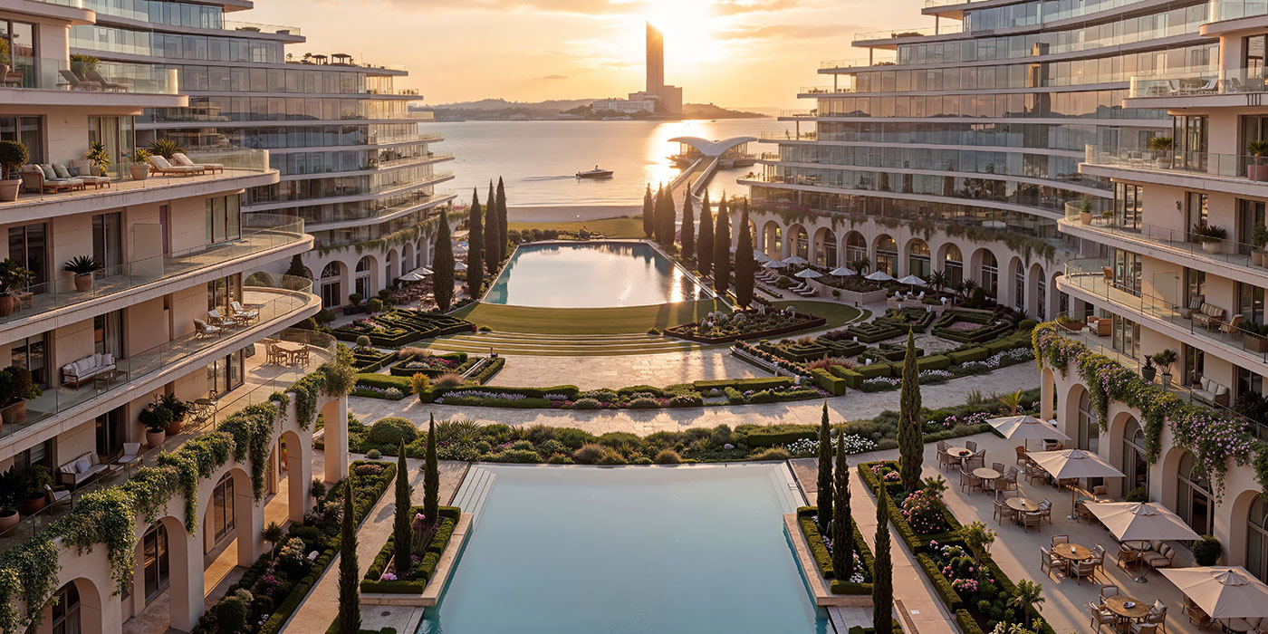 Chateau waterfront residences Al Marjan Island